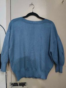 Blue Pullover Sweater