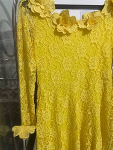 Yellow Lace Dress