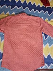 Coral Charm: Printed Casual Shirt for Men