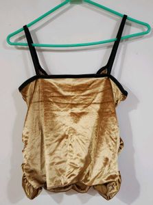 Ruched Sequin Top