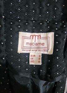Madame Black Polka Dots Beauty Jacket