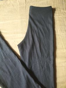 FlareFit Ribbed Trousers