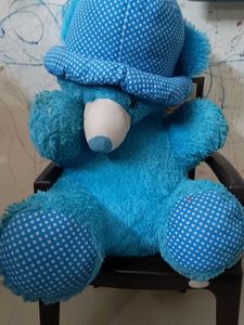 Blue Polka Dot Teddy Bear