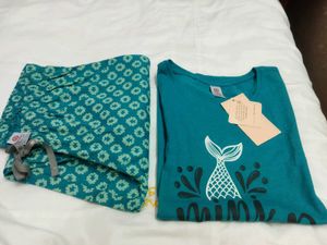 Cute mermaid Night Dress