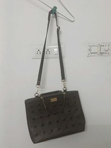 Stylish Brown Handbag- Brand  is Shree Leathers