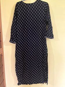 Black Kurta, Size XS