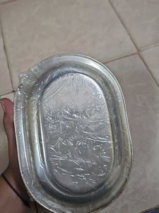 Silver Glow Set Of 2 Glasses And A Tray