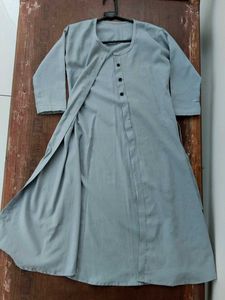 Elegant Grey coat dress