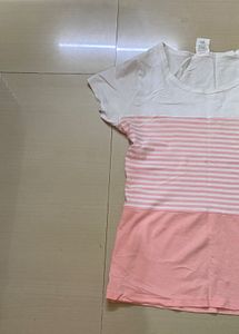 Pink Striped T-Shirt
