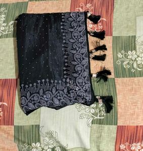Elegant Black Saree