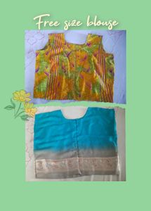Set Of 2 Georgette/Chiffon Sarees