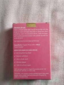 BIO ORGANIC FACE MASK