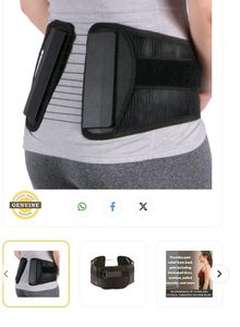Ottobock S.P.I.N.E. Adjustable Lower Back Brace