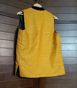 Men Gold Ethnic Partywear Modi Jacket