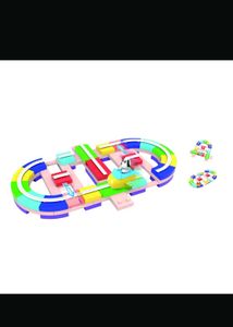 Autotrack Dog Figure Moving Train Toy for Baby kid