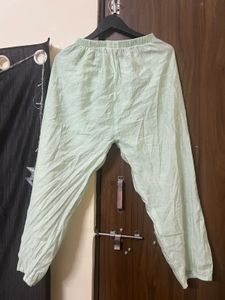 Mint Green Embroidered Kurta