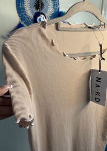 NA-KD Ribbed Top