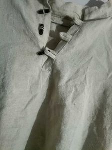 premium jute short kurta