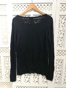 Imported Stylish Black &amp; Silver Top B