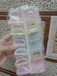 12- Pastel Hair Claw Set
