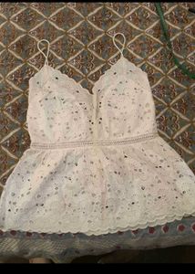 cream Lace Cami Top