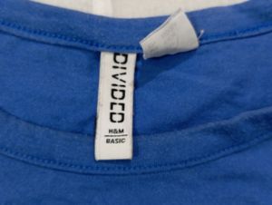 H&amp;M Blue Baby Tee