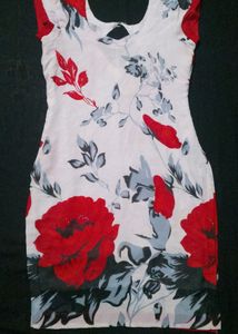 White Flower Printed Georgette Suit✨