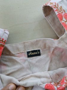 Floral Print A Line Frock