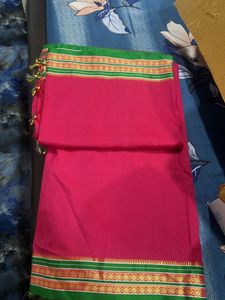 Pink Ethnic Saree