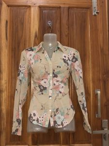 Floral Button-Down Shirt