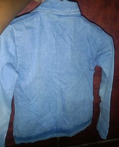 Classic Light Blue Denim Jacket for Women