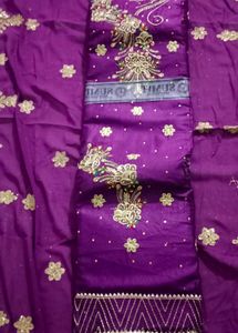 Wedding /Party WearHeavy Embroidery Dress Material