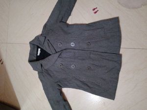 Gray Button-Up Jacket