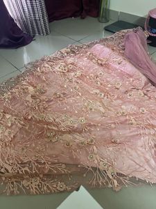Elegant Pink Embroidered Lehenga Choli