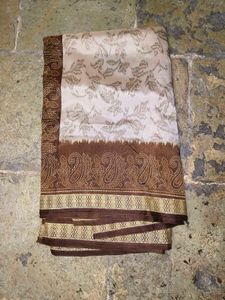 Brown Silk Saree