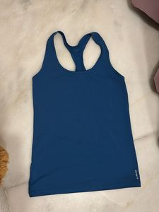 Blue Workout Tank Top