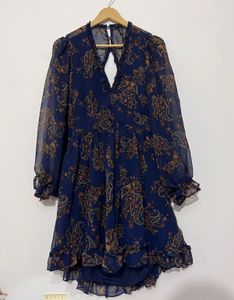 Boho Print Fit &amp; Flare Mini Dress