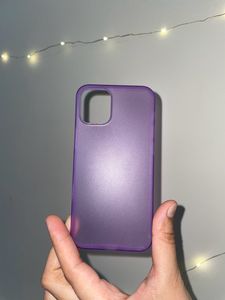 Purple transparent acrylic phone case