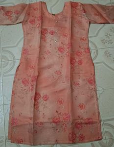 Floral Print Organic Kurta