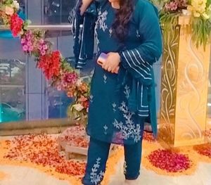 Beautiful Heavy Work Suit Blue Colour