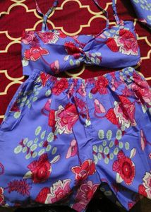 Floral Beach Romper