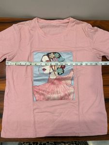 Beautiful Pink Tshirt Women