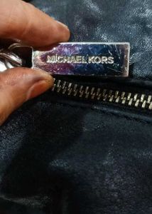 Michael Kors Black Leather Tote
