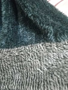 Fuzzy faux Off-Shoulder Sweater