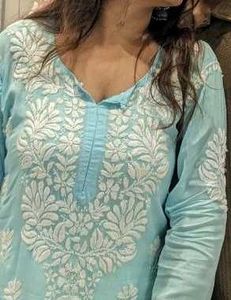 Chikankari Modal Kurta