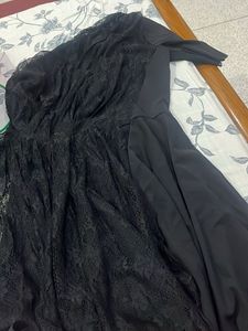 Elegant One Shoulder Black Dress