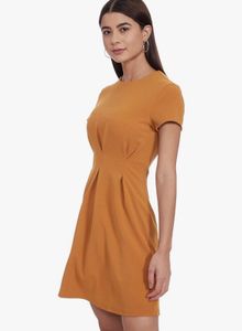 FabAlley Mustard Dress- SMALL