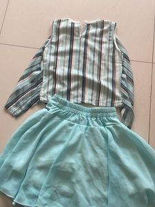 Skirt-top Set