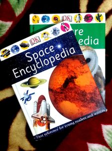 2 X ENCYCLOPEDIA (Nature + Space ) BOOKS