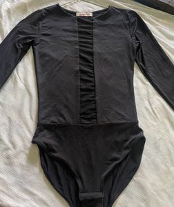 Black Long Sleeve Bodysuit